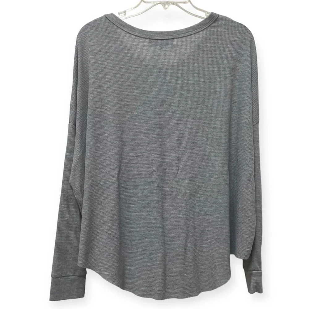 Wildfox Gray This Is My Slutty Costume Termal Tunic Long Sleeve Oversized Small - Picture 2 of 8